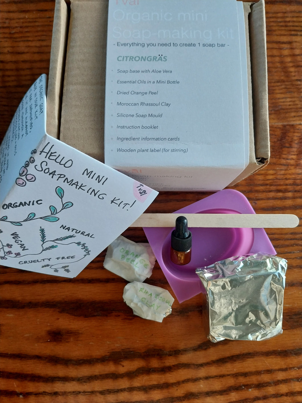 Mini Soap Making Kit (Organic - Citron Gras)