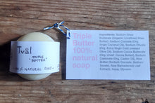 Load image into Gallery viewer, Triple Butter Organic Unscented Guest Size Soap
