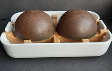 Load image into Gallery viewer, Rosemary &amp; Cacao Organic Guest size Soap

